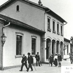 Bad Sodener Bahnhof um 1900