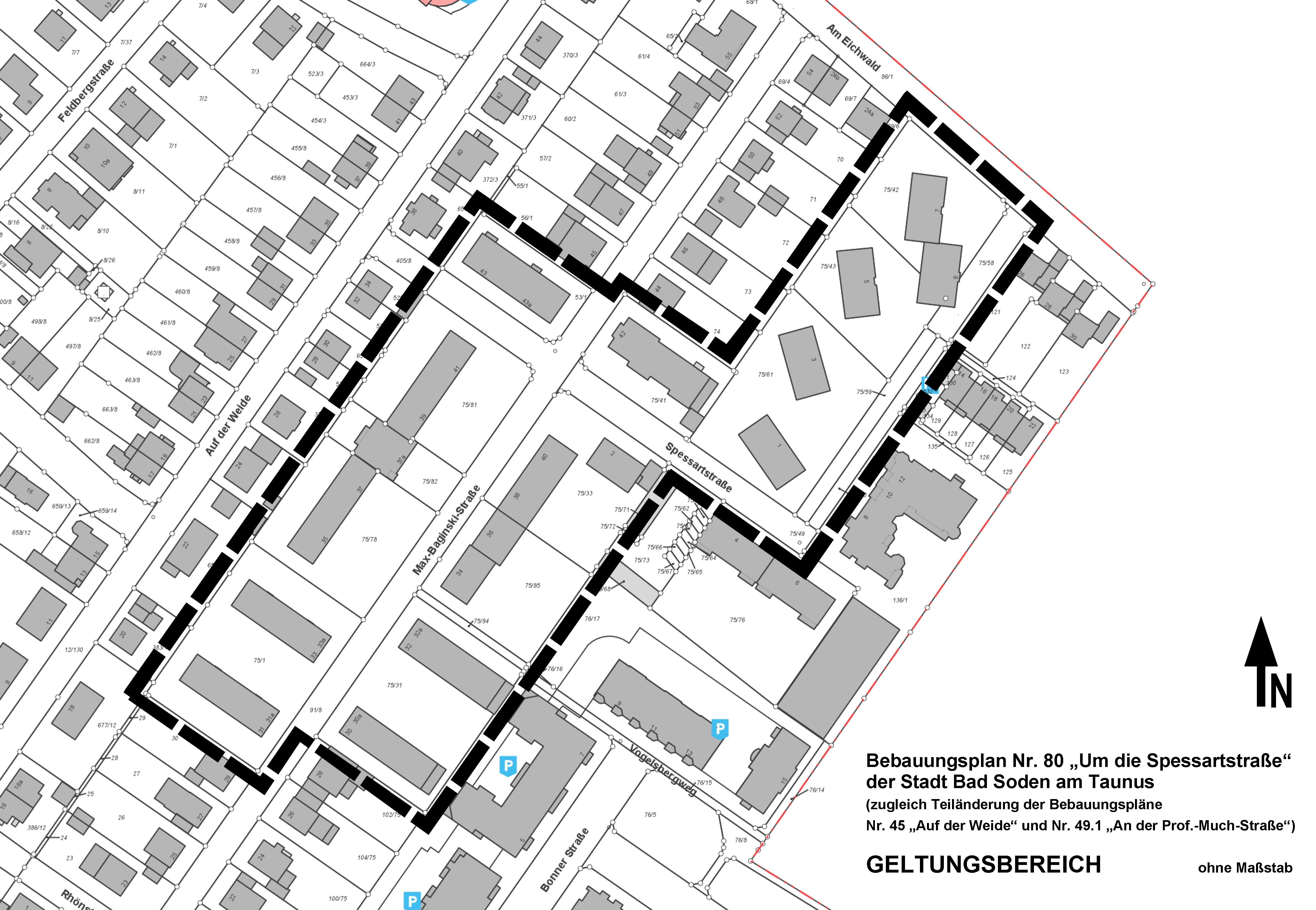 Bebauungsplan Nr. 80 "Um Die Spessartstraße" Der Stadt Bad Soden Am ...